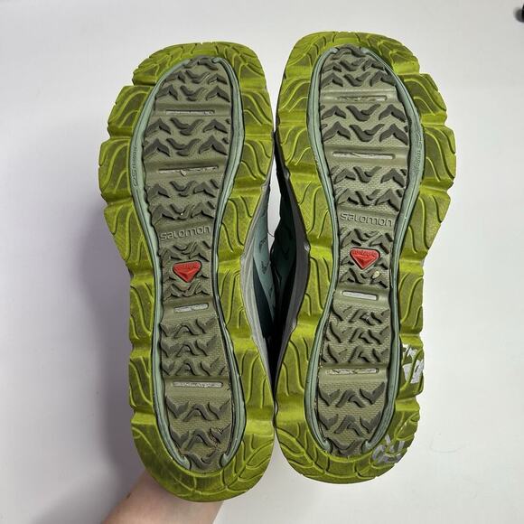 Salomon Synapse Women's Size 9 Trail Running Shoe Teal Green Gray Blue Hiking - Picture 7 of 9